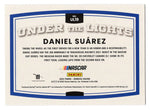 AUTOGRAPHED Daniel Suarez 2022 Donruss Racing UNDER THE LIGHTS (#99 Camping World Team) Trackhouse Racing Insert Signed NASCAR Collectible Trading Card with COA