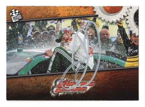 AUTOGRAPHED Dale Earnhardt Jr. 2009 Press Pass Racing SHIFTING GEARS (Michigan Win First Hendrick Victory) Signed NASCAR Collectible Trading Card with COA