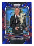 AUTOGRAPHED Kevin Harvick 2021 Panini Prizm Racing RARE RED & BLUE HYPER PRIZM (Championship Trophy) Insert Signed NASCAR Collectible Trading Card with COA