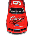 AUTOGRAPHED 1984 Bill Elliott #9 Melling Racing COORS SPONSORED FIRST WIN (Historical Series) Extremely Rare Vintage Signed Action 1/24 Scale NASCAR Diecast Car with COA (1 of only 5,592 produced)