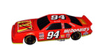 AUTOGRAPHED 1995 Bill Elliott #94 McDonalds Racing (Ford Thunderbird) Winston Cup Series Rare Black Window Bank Vintage Signed Action 1/24 Scale NASCAR Diecast Car with COA (1 of only 5,004 produced)