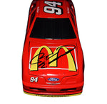 AUTOGRAPHED 1995 Bill Elliott #94 McDonalds Racing (Ford Thunderbird) Winston Cup Series Rare Black Window Bank Vintage Signed Action 1/24 Scale NASCAR Diecast Car with COA (1 of only 5,004 produced)
