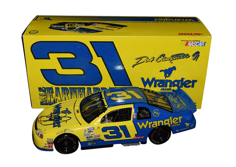 AUTOGRAPHED 1997 Dale Earnhardt Jr. #31 Wrangler Jeans Racing (Busch Series) Early-Career Vintage Action 1/24 Scale Collectible NASCAR Diecast Car with COA
