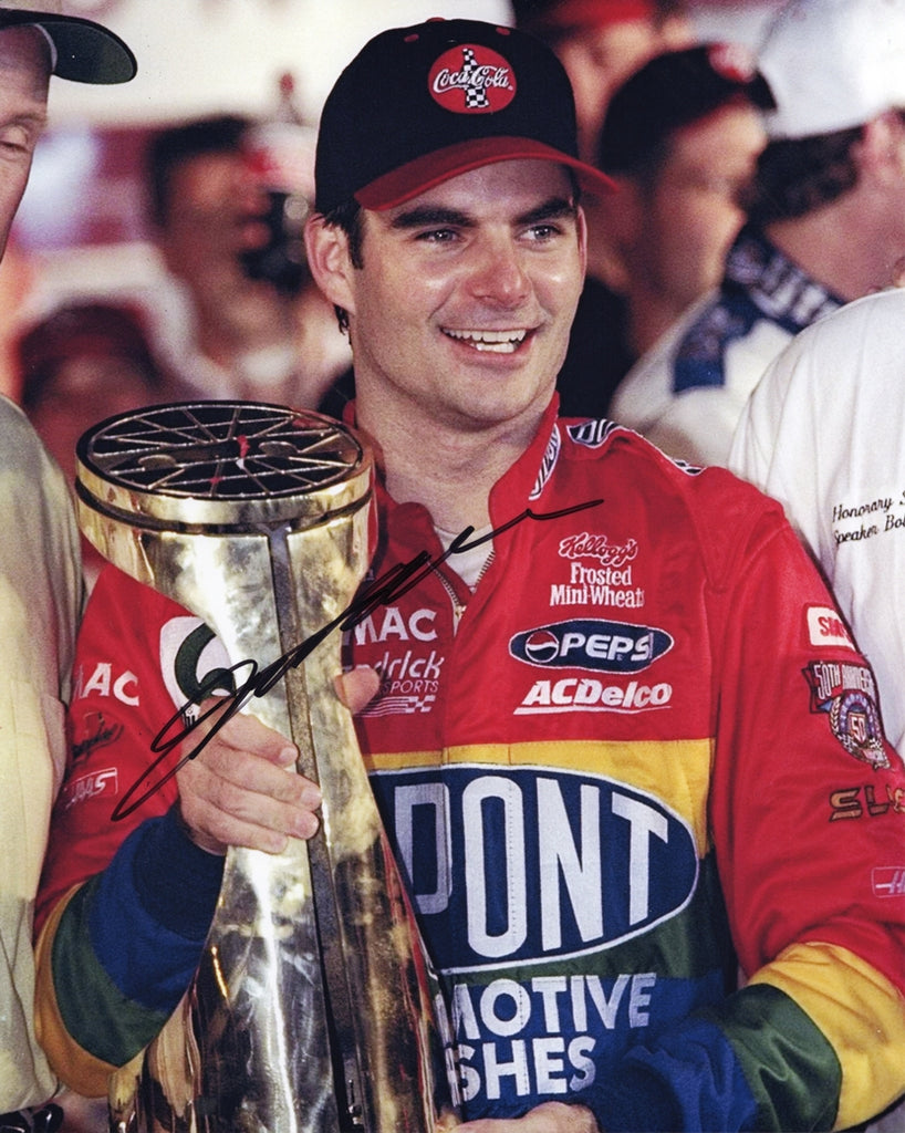 AUTOGRAPHED 1997 Jeff Gordon #24 DuPont Racing CHARLOTTE RACE WIN (Vic ...