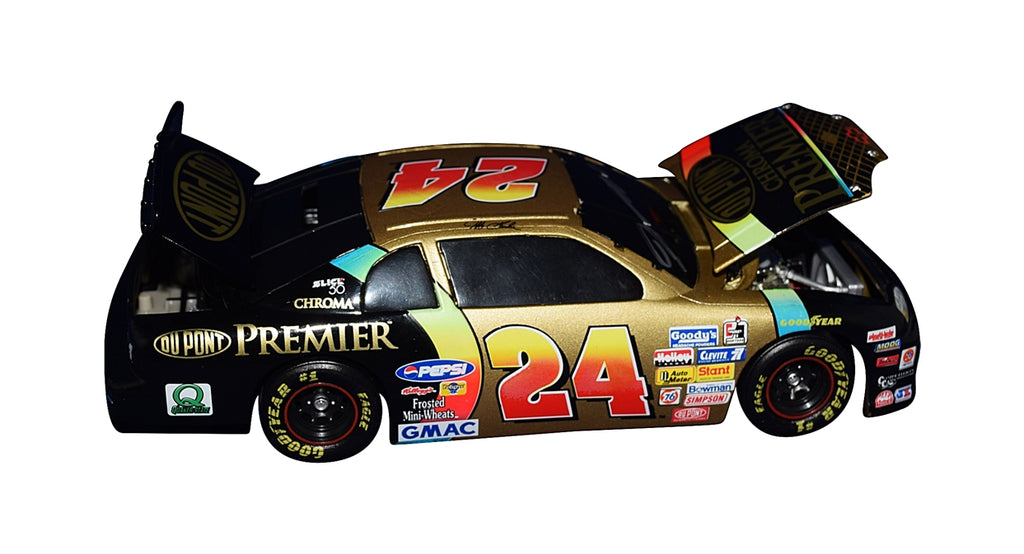 AUTOGRAPHED 1997 Jeff Gordon #24 DuPont Racing CHROMA PREMIER