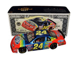 AUTOGRAPHED 1997 Jeff Gordon #24 DuPont Racing MILLON DOLLAR DATE (Vintage) Rare Signed Action 1/24 Scale NASCAR Diecast Car with COA