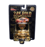 AUTOGRAPHED 1998 Bill Elliott #94 McDonald's Racing 24K GOLD PLATED (50th Anniversary) Vintage Signed Racing Champions 1/64 Scale NASCAR Diecast with COA