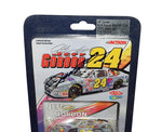 AUTOGRAPHED 2000 Jeff Gordon #24 DuPont Racing SILVER NASCAR 2000 (Hendrick Motorsports) Vintage Signed Action 1/64 Scale NASCAR Diecast with COA