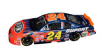 AUTOGRAPHED 2001 Jeff Gordon #24 DuPont Racing LAS VEGAS WIN (Race Victory with Money Bag) RCCA Clear Window Bank Signed Action 1/24 Scale NASCAR Diecast Car with COA