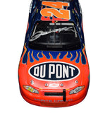 AUTOGRAPHED 2001 Jeff Gordon #24 DuPont Racing LAS VEGAS WIN (Race Victory with Money Bag) RCCA Clear Window Bank Signed Action 1/24 Scale NASCAR Diecast Car with COA