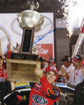 AUTOGRAPHED 2002 Jeff Gordon #24 DuPont Racing BRISTOL NIGHT RACE WIN (Sharpie 500 Trophy) Signed 8X10 Inch Picture NASCAR Glossy Photo with COA