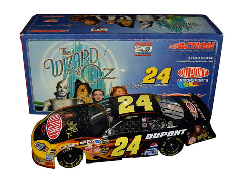 AUTOGRAPHED 2004 Jeff Gordon #24 DuPont Racing THE WIZARD OF OZ (Hendrick 20 Years) Signed Action 1/24 Scale NASCAR Diecast Car with COA