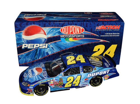 AUTOGRAPHED 2004 Jeff Gordon #24 Pepsi Racing TALLADEGA SHARDS (Hendrick Motorsports) Signed Action 1/24 Scale NASCAR Diecast Car with COA (1 of only 11,028 produced)