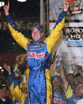 AUTOGRAPHED 2005 Kyle Busch #5 Kelloggs Racing AUTO CLUB CALI RACE WIN (Victory Lane) Hendrick Rookie Signed 8X10 Inch Picture NASCAR Glossy Photo with COA