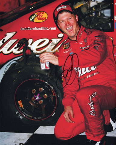 AUTOGRAPHED 2006 Dale Earnhardt Jr. #8 Budweiser RICHMOND RACE WIN (Victory Lane Celebration) Signed 8X10 Inch Picture NASCAR Glossy Photo with COA