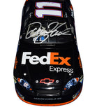 AUTOGRAPHED 2006 Denny Hamlin #11 FedEx Express ROOKIE SEASON CAR (Joe Gibbs Racing) Signed Action 1/24 Scale NASCAR Diecast Car with COA