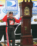 AUTOGRAPHED 2006 Tony Stewart #20 Home Depot Racing MARTINSVILLE WIN (Victory Lane Grandfather Clock) Signed 8X10 Inch Picture NASCAR Glossy Photo with COA