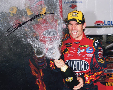 AUTOGRAPHED 2007 Jeff Gordon #24 DuPont Racing CHARLOTTE RACE WIN (Victory Lane Celebration) Signed 8X10 Inch Picture NASCAR Glossy Photo with COA