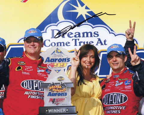 AUTOGRAPHED 2007 Jeff Gordon #24 DuPont Racing TALLADEGA RACE WIN (Victory Lane Celebration) Signed 8X10 Inch Picture NASCAR Glossy Photo with COA