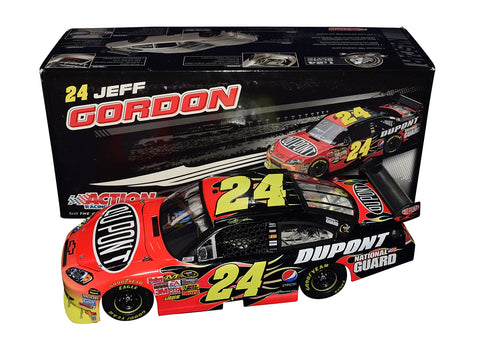 AUTOGRAPHED 2009 Jeff Gordon #24 DuPont Flames Racing (Car of Tomorrow) Hendrick Motorsports COT Action Collectible 1/24 Scale NASCAR Diecast Car with COA
