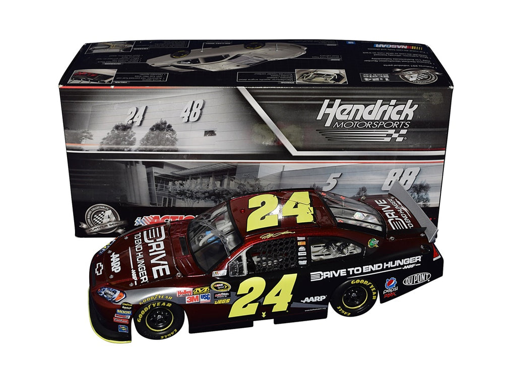Jeff gordon shop signed diecast car