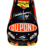 AUTOGRAPHED 2012 Jeff Gordon #24 DuPont Racing (Hendrick Motorsports) Flames Chevy Impala (Number Inscription) Signed Action 1/24 Scale NASCAR Diecast Car with COA