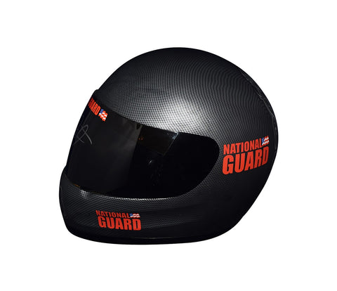 AUTOGRAPHED 2013 Dale Earnhardt Jr. #88 National Guard RARE SKULL DESIGN Carbon Fiber Replica Signed NASCAR Full-Size Helmet with COA