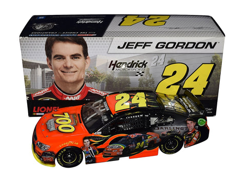 AUTOGRAPHED 2013 Jeff Gordon #24 DuPont Racing 700TH CAREER START (Darlington Raceway) Rare Signed Lionel 1/24 Scale NASCAR Diecast Car with COA