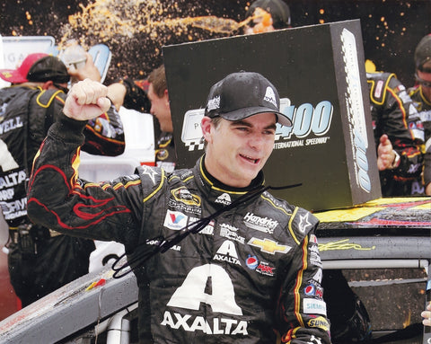 AUTOGRAPHED 2014 Jeff Gordon #24 Axalta Racing MICHIGAN RACE WIN (Victory Lane Celebration) Pure Michigan 400 Signed 8X10 Inch Picture NASCAR Glossy Photo with COA