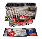 AUTOGRAPHED 2017 Kyle Larson #42 Target RICHMOND WIN (Raced Version with Confetti) Rare Signed Lionel 1/24 Scale NASCAR Diecast Car with COA (#407 of only 577 produced)