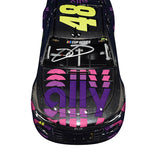 AUTOGRAPHED 2020 Jimmie Johnson #48 Ally Racing HOMESTEAD FINALE RARE COLOR CHROME (Raced Version) Signed Lionel 1/24 Scale NASCAR Diecast Car with COA (#055 of only 168 produced)