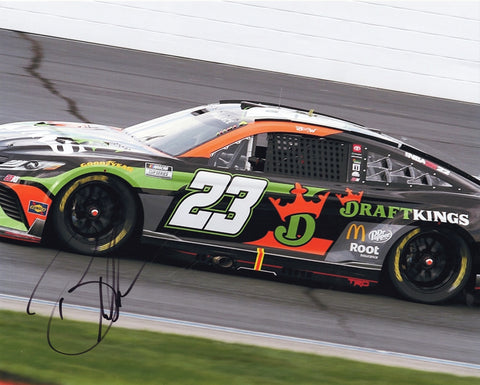 AUTOGRAPHED 2021 Bubba Wallace #23 Draft Kings Toyota (Michael Jordan 23XI Racing Team) Pocono Race Signed 8X10 Inch Picture NASCAR Glossy Photo with COA