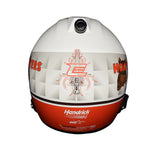 AUTOGRAPHED 2021 Chase Elliott #9 Hooters Racing DARLINGTON THROWBACK (Hendrick Motorsports) Rare Signed NASCAR Replica Full-Size Helmet with COA