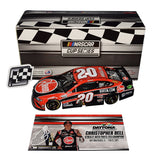 AUTOGRAPHED 2021 Christopher Bell #20 Rheem Racing DAYTONA ROAD COURSE WIN (Raced Version) Signed Lionel 1/24 Scale NASCAR Diecast Car with COA (#0022 of only 1,008 produced)