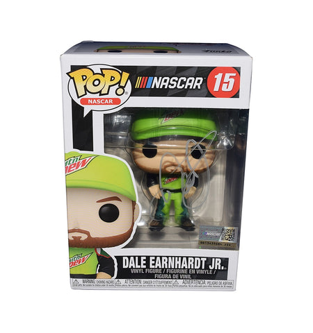 AUTOGRAPHED 2021 Dale Earnhardt Jr. #88 Mountain Dew Racing Signed Collectible NASCAR FUNKO POP with COA