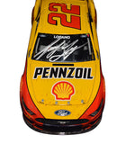 AUTOGRAPHED 2021 Joey Logano #22 Pennzoil Racing BRISTOL DIRT RACE WIN (Raced Version) Team Penske Signed Lionel 1/24 Scale NASCAR Diecast Car with COA (#0173 of only 1,392 produced)