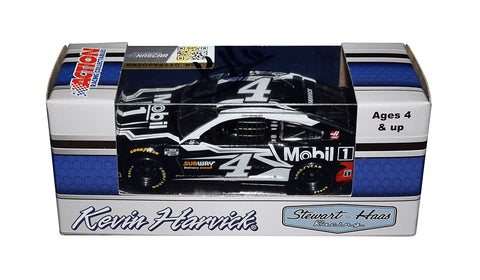 AUTOGRAPHED 2021 Kevin Harvick #4 Mobil 1 Team FAN VOTE (Stewart-Haas Racing) Signed Collectible Action 1/64 Scale NASCAR Diecast Car with COA