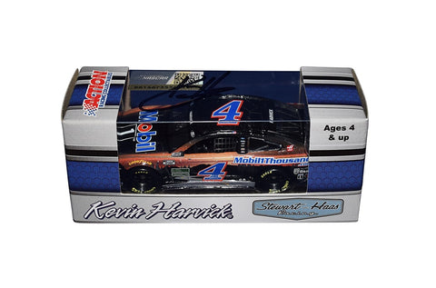 AUTOGRAPHED 2021 Kevin Harvick #4 Mobil 1 Thousand Racing NASCAR Cup Series Signed Action 1/64 Scale Diecast Car with COA
