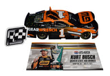 AUTOGRAPHED 2021 Kurt Busch #1 GearWrench Racing ATLANTA WIN (Quaker State 400 Winner) Raced Version Signed Lionel 1/24 Scale NASCAR Diecast Car with COA