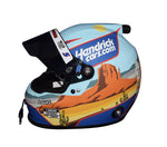 Perfect Gift for Racing Enthusiasts Searching for the ideal gift for a racing enthusiast? This autographed Kyle Larson mini helmet is a cherished present that captures the spirit of victory.