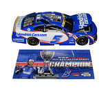 AUTOGRAPHED 2021 Kyle Larson #5 Hendrick Motorsports NASCAR CUP SERIES CHAMPION Signed Lionel 1/24 Scale NASCAR Championship Diecast Car with COA