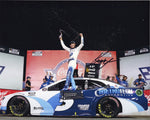 AUTOGRAPHED 2021 Kyle Larson #5 MetroTech COCA-COLA 600 CHARLOTTE RACE WIN (Victory Celebration) Signed 8X10 Inch Picture NASCAR Glossy Photo with COA