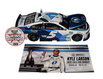 AUTOGRAPHED 2021 Kyle Larson #5 MetroTech COCA-COLA 600 CHARLOTTE WIN (Hendrick 269 Wins Record) Raced Version Signed Lionel 1/24 Scale NASCAR Diecast Car with COA (#0423 of only 1,824 produced)