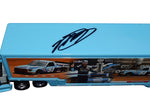 AUTOGRAPHED 2021 Martin Truex Jr. #51 Auto-Owners Racing BRISTOL DIRT RACE TRUCK WIN (Kyle Busch Motorsports) Rare Signed KBM Hauler Transporter Diecast with COA