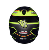 Searching for the ideal gift for a racing aficionado? Look no further. This autographed mini helmet from Ryan Blaney's Menards Racing days is a meaningful and distinctive choice that celebrates the spirit of NASCAR.