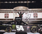 AUTOGRAPHED 2021 Ty Gibbs #54 Monster Racing DAYTONA ROAD COURSE XFINITY WIN (Victory Lane Celebration) Signed 8X10 Inch Picture NASCAR Glossy Photo with COA