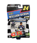 AUTOGRAPHED 2021 William Byron #24 Axalta Racing HOMESTEAD MIAMI WIN (Raced Version) 2022 WAVE 01 Rare Signed NASCAR Authentics 1/64 Scale Diecast Car with COA