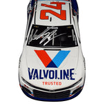 AUTOGRAPHED 2021 William Byron #24 Valvoline Racing DARLINGTON THROWBACK WEEKEND Signed Lionel 1/24 Scale NASCAR Diecast Car with COA (#470 of only 552 produced)