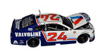 AUTOGRAPHED 2021 William Byron #24 Valvoline Racing DARLINGTON THROWBACK WEEKEND Signed Lionel 1/24 Scale NASCAR Diecast Car with COA (#470 of only 552 produced)