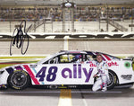 AUTOGRAPHED 2022 Alex Bowman #48 Ally Racing DAYTONA INTERNATIONAL SPEEDWAY (Daytona 500 Pit Road Pose) Signed 8X10 Inch Picture NASCAR Glossy Photo with COA